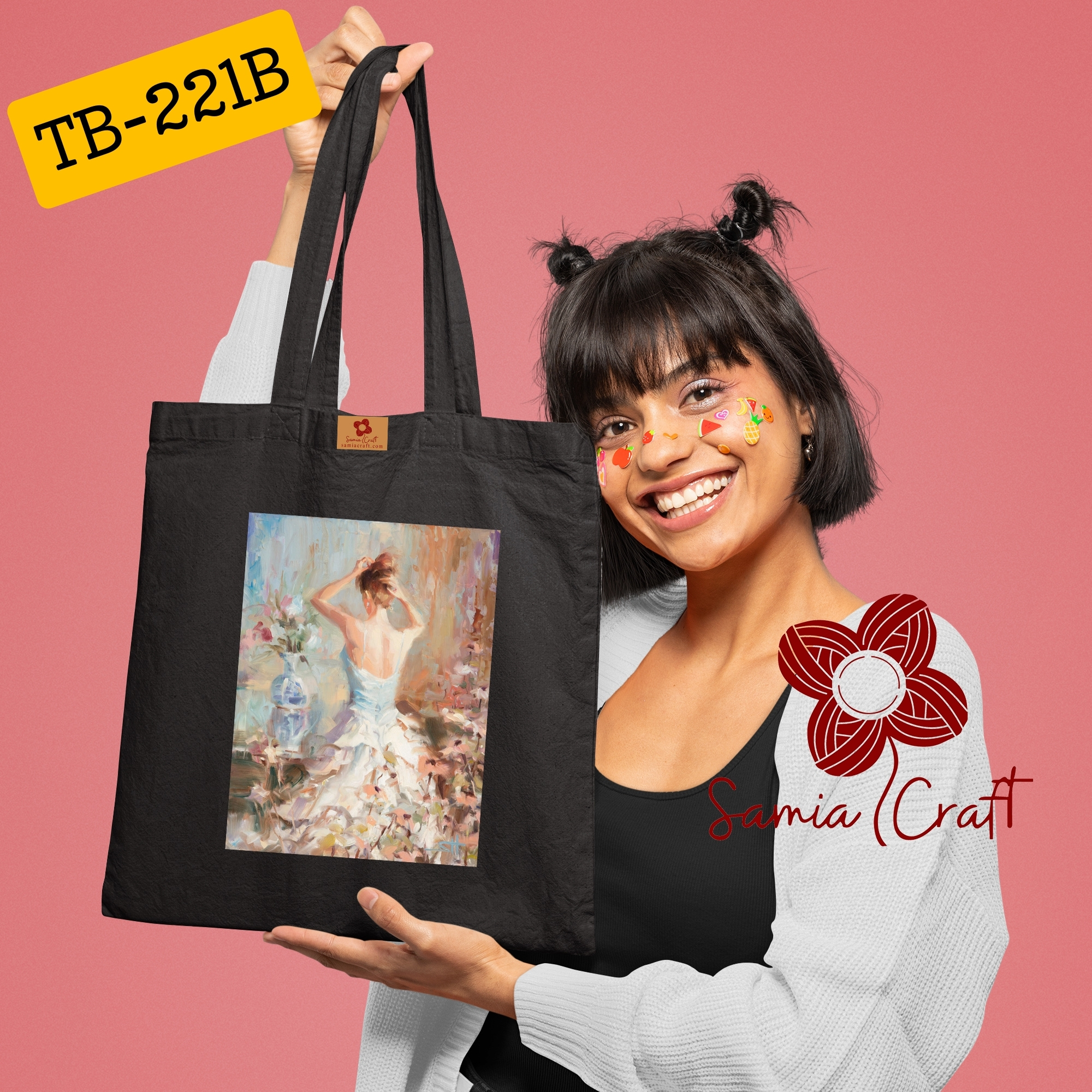 Picture of Samia Craft Daily Diva Essentials: Fashionable Tote Bag in Earthy Tones