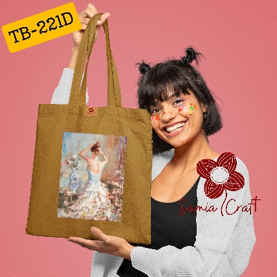 Picture of Samia Craft Daily Diva Essentials: Fashionable Tote Bag in Earthy Tones