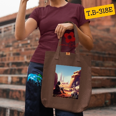 Picture of Samia Craft Girly Essentials: Stylish Canvas Tote for Daily Delights