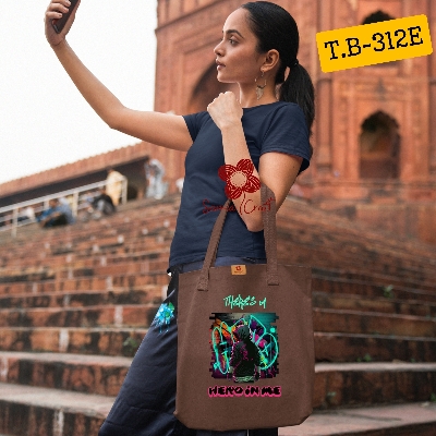 Picture of Samia Craft Canvas Connoisseur: Digital Print Tote in Rich Colors