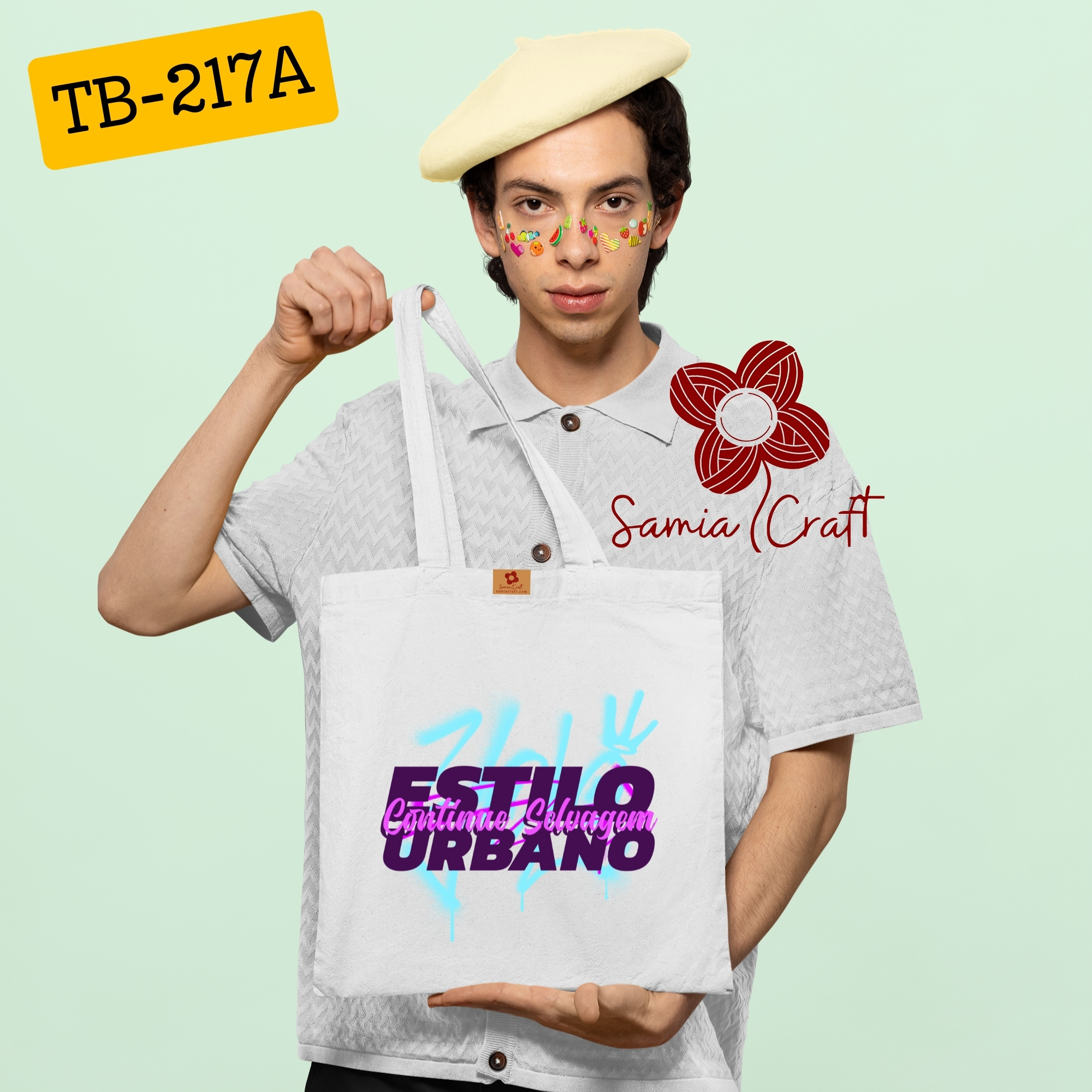 Picture of Samia Craft Tote-ally Yours: Trendy Daily Vogue Tote Bag for Modern Women