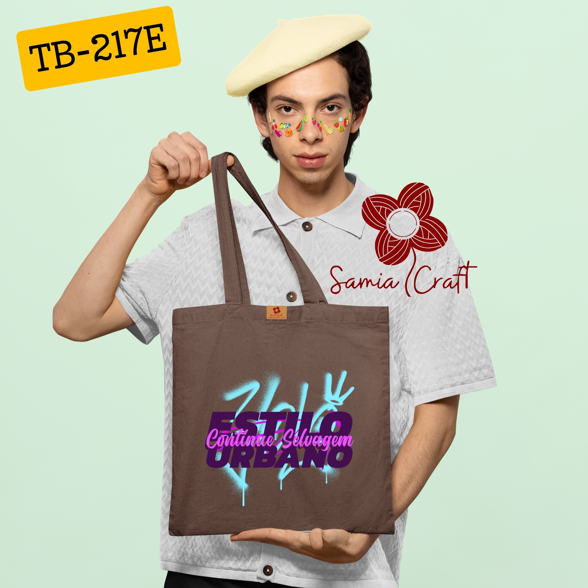 Picture of Samia Craft Tote-ally Yours: Trendy Daily Vogue Tote Bag for Modern Women