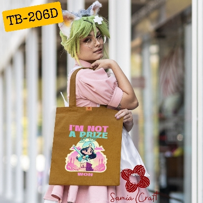 Picture of Samia Craft Canvas Carnival: Eco-Friendly Tote Bag in Multicolor