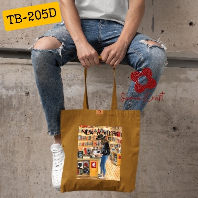 Picture of Samia Craft Eco-Chic Carry: Digital Print on Cotton Canvas Tote