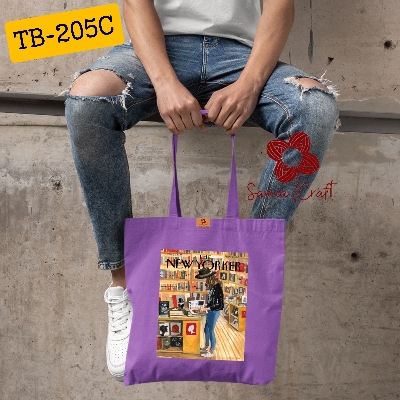 Picture of Samia Craft Eco-Chic Carry: Digital Print on Cotton Canvas Tote