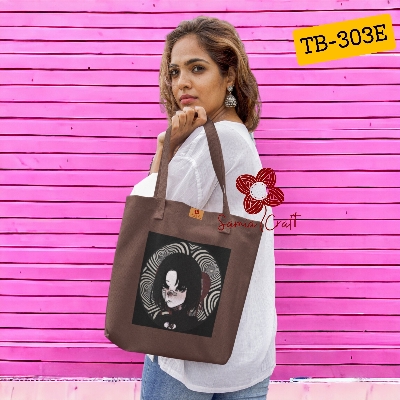 Picture of Samia Craft Everyday Elegance: Stylish Canvas Tote for Women's Daily Delights