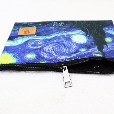 Picture of The Starry Night by Van Gogh Printed Pouch Bag: Women's Trendy Pouch Bags for Daily Use