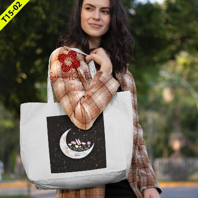 Picture of SamiaCrafts Tote Bag For Women'S With Zipper - Tote Bag Picture of SamiaCrafts Tote Bag For Women'S With Zipper - Tote Bag