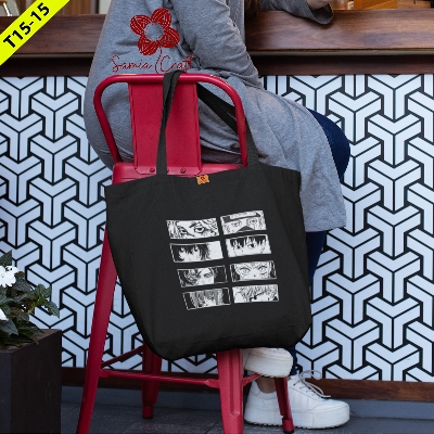 Picture of SamiaCrafts Fabric Hand Tote Bag For Women's With Zipper