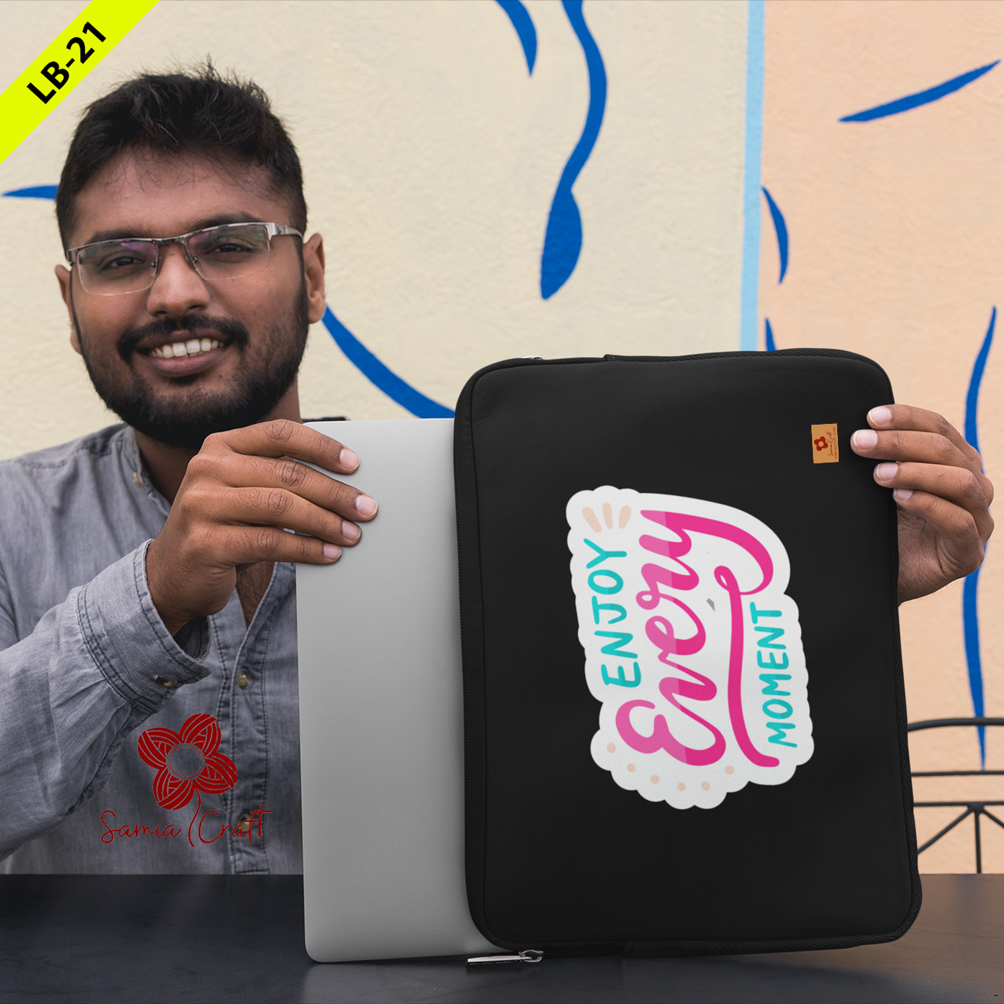 Picture of Laptop Pouch Bag Premium Quality Canvas Fabric bag with Waterproof bag