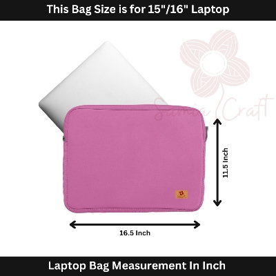 Picture of Laptop Pouch Bag Premium Quality Canvas Fabric bag with Waterproof bag