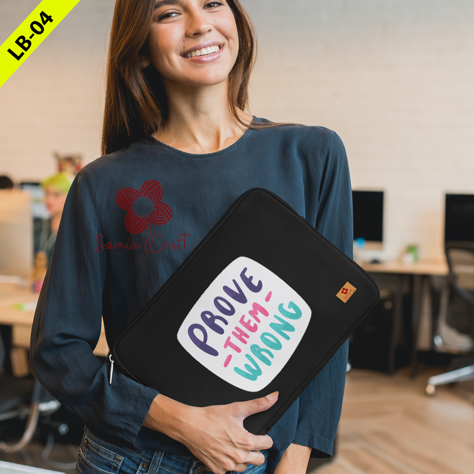 Picture of SamiaCraft High Quality 14/15-Inch Mac Laptop Case and Pouch - Durable Notebook Cover Picture of SamiaCraft High Quality 14/15-Inch Mac Laptop Case and Pouch - Durable Notebook Cover