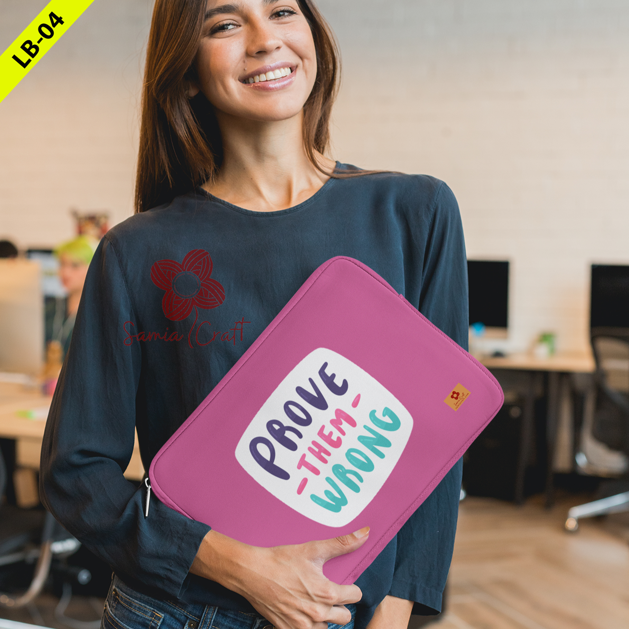 Picture of SamiaCraft High Quality 14/15-Inch Mac Laptop Case and Pouch - Durable Notebook Cover Picture of SamiaCraft High Quality 14/15-Inch Mac Laptop Case and Pouch - Durable Notebook Cover