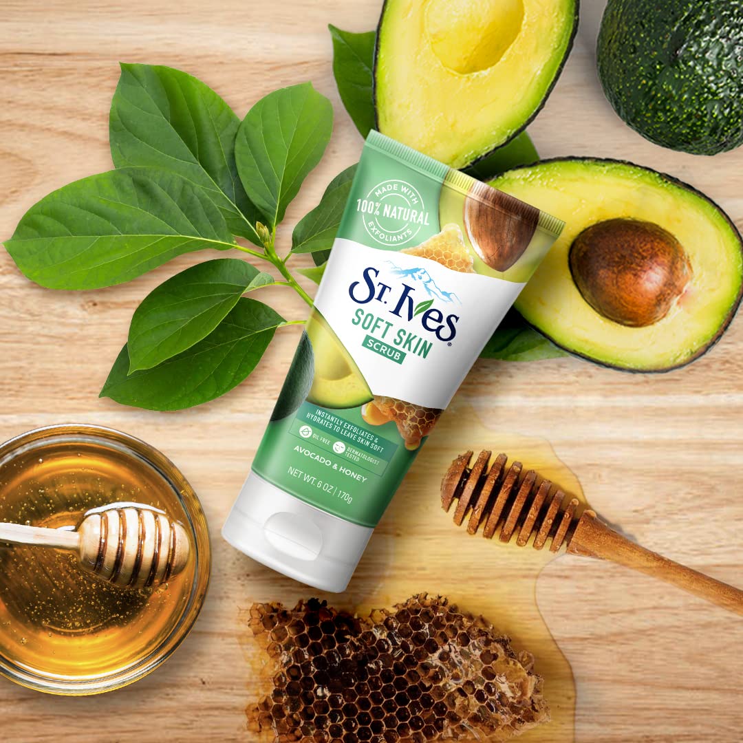 Picture of International USA Product St. Ives Avocado And Honey Scrub Facial Cleanser 170gm