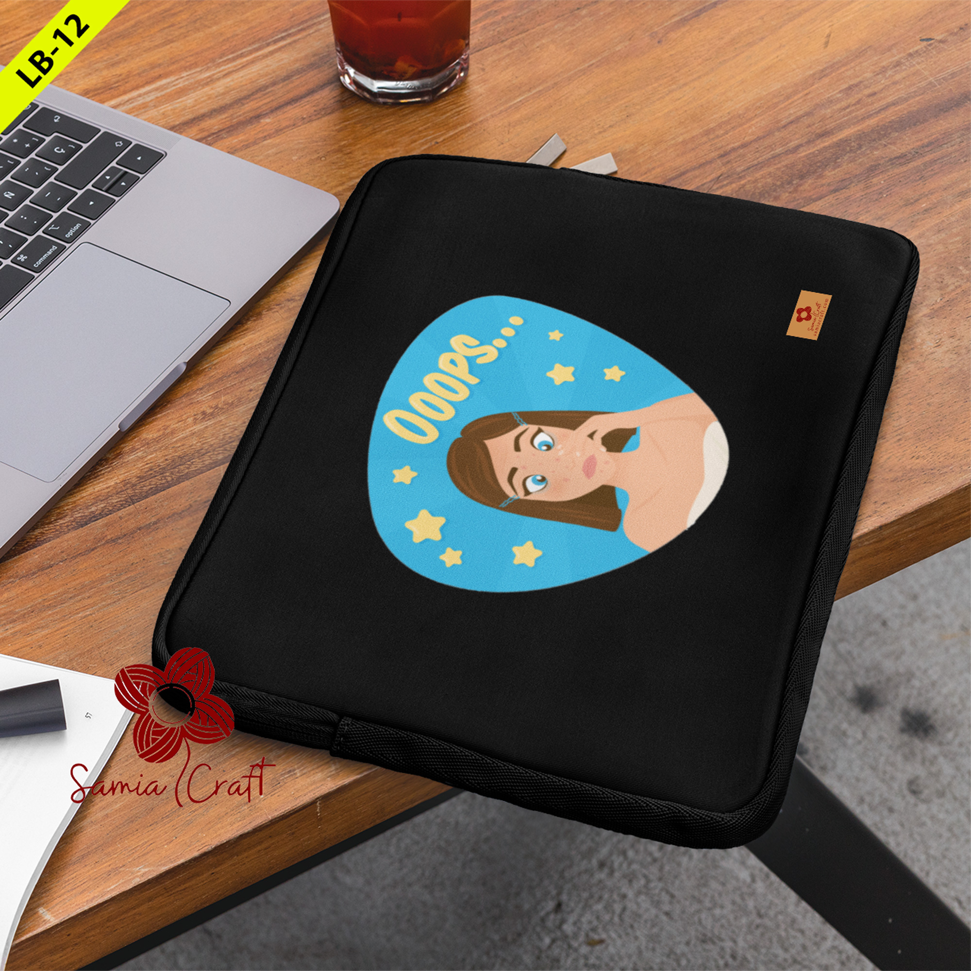 Picture of SamiaCrafts Mac Laptop Case with 14-Inch Pouch - Notebook Cover for Portability Picture of SamiaCrafts Mac Laptop Case with 14-Inch Pouch - Notebook Cover for Portability