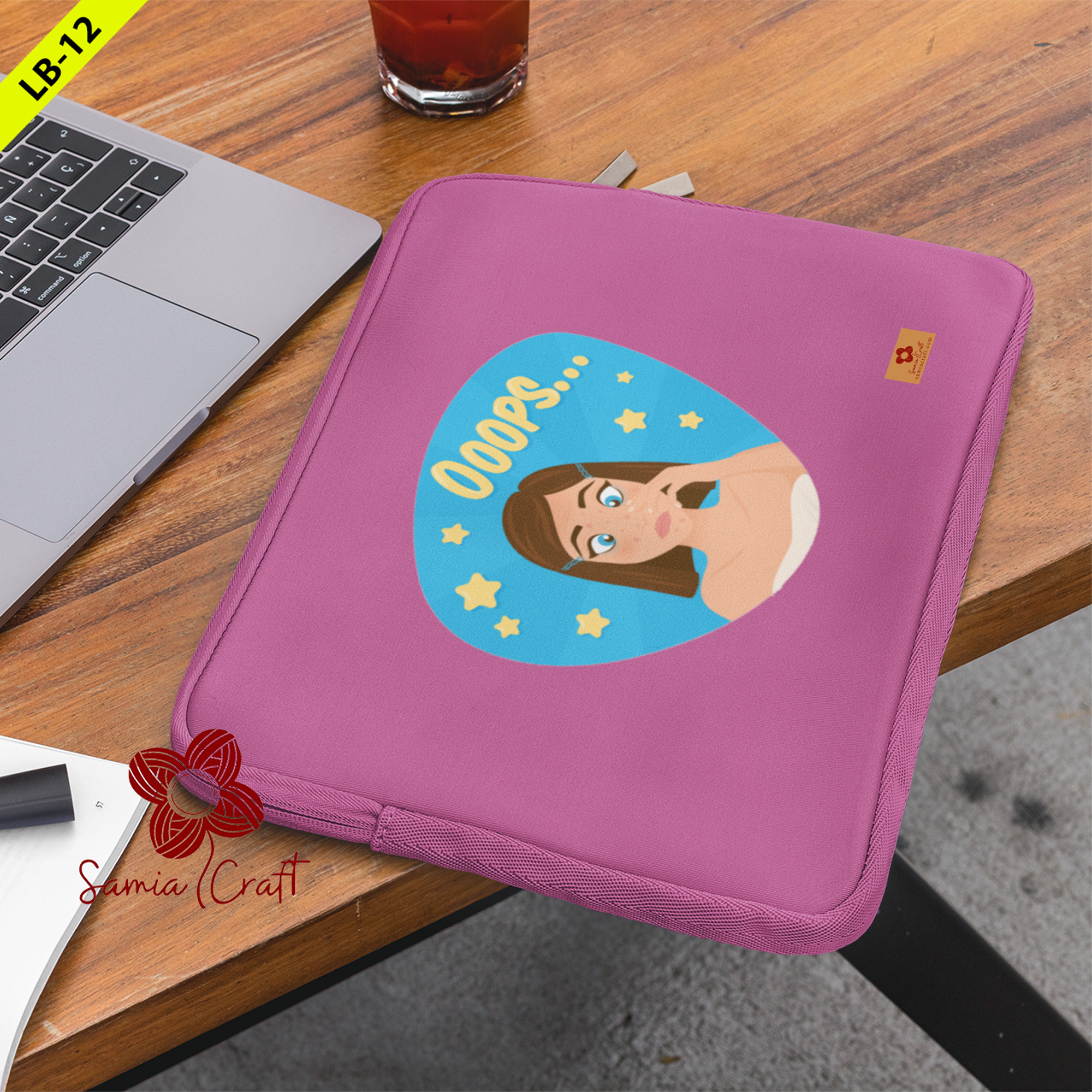 Picture of SamiaCrafts Mac Laptop Case with 14-Inch Pouch - Notebook Cover for Portability Picture of SamiaCrafts Mac Laptop Case with 14-Inch Pouch - Notebook Cover for Portability