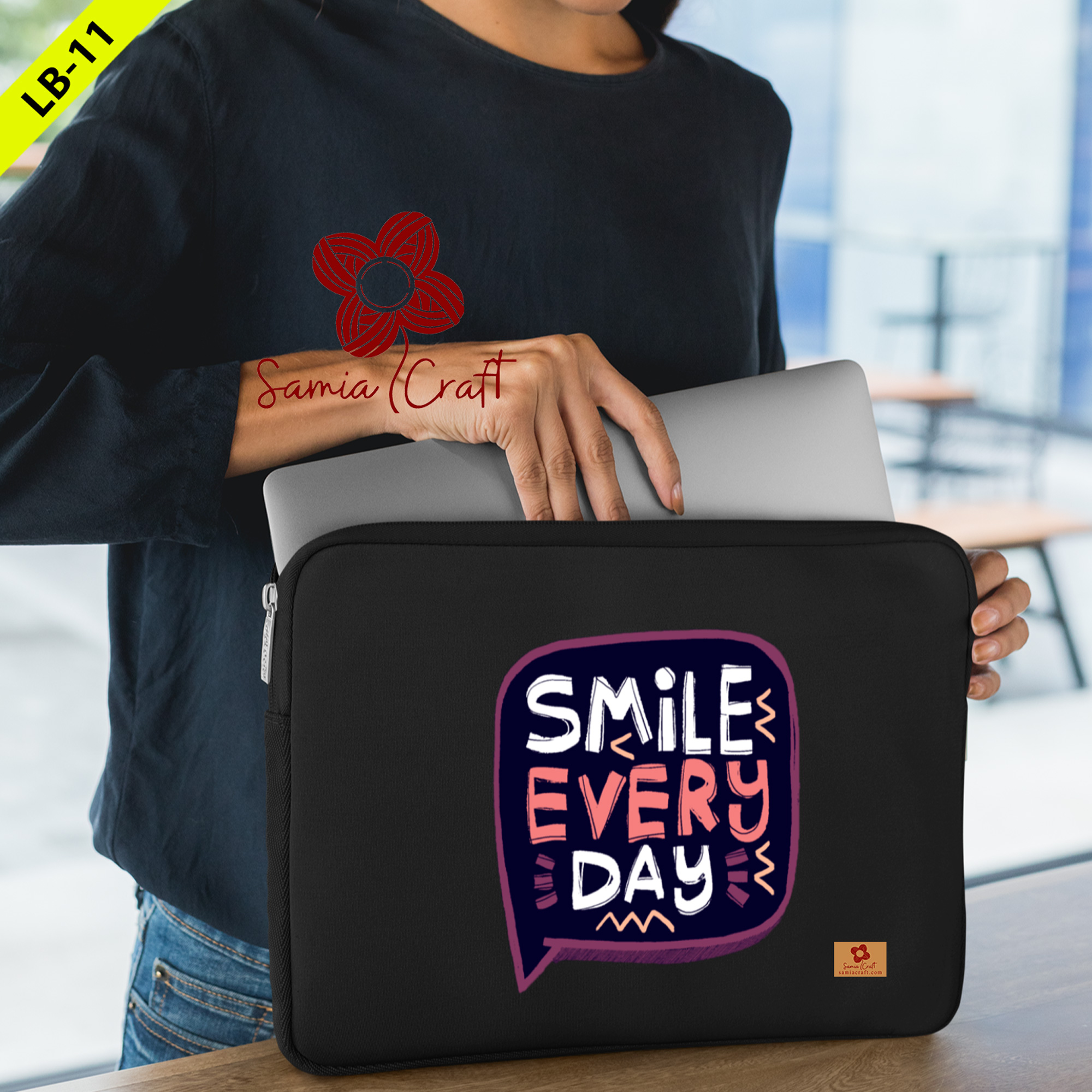 Picture of SamiaCraft MacBook Laptop Pouch and Case - 15.6-Inch Notebook Waterproof Cover Picture of SamiaCraft MacBook Laptop Pouch and Case - 15.6-Inch Notebook Waterproof Cover