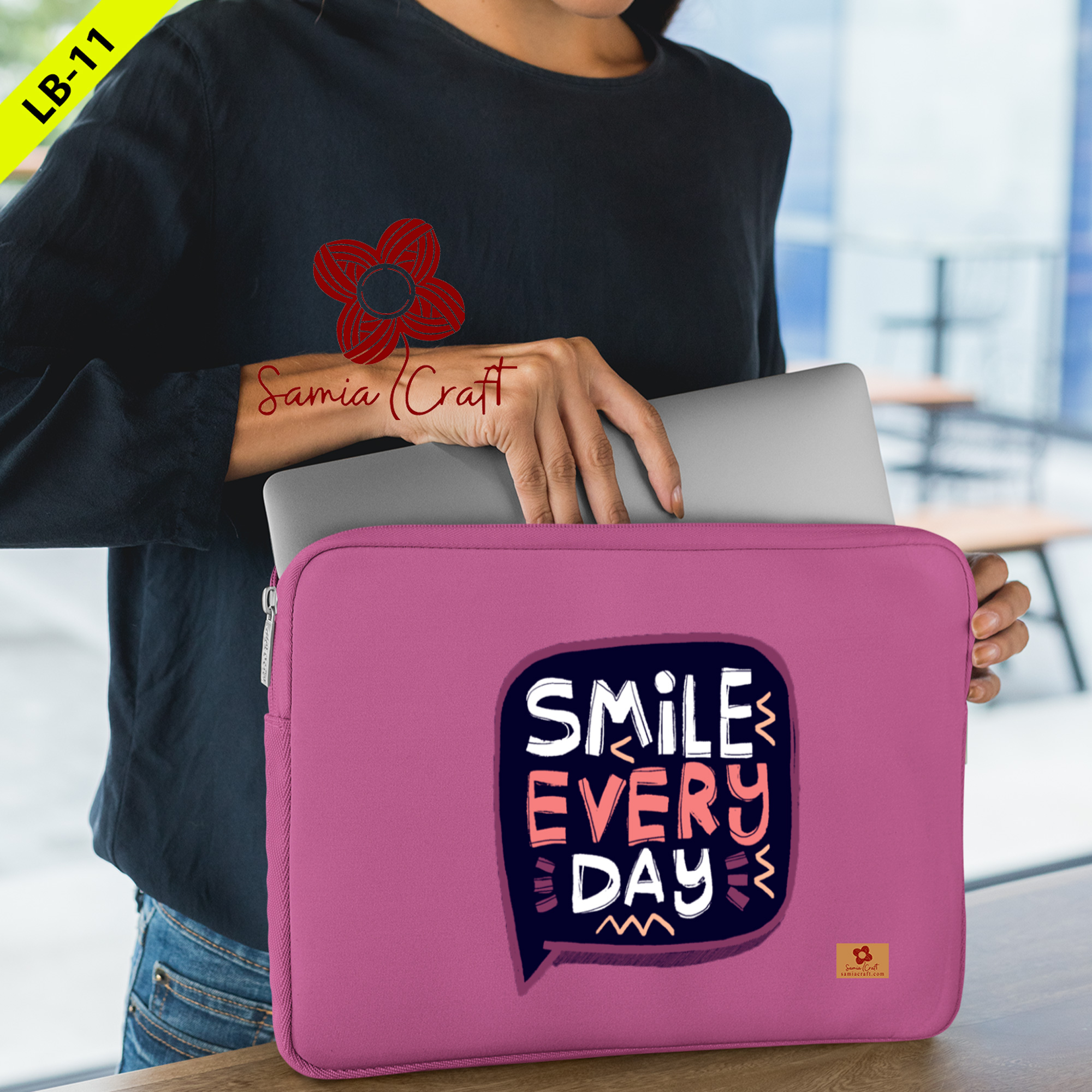 Picture of SamiaCraft MacBook Laptop Pouch and Case - 15.6-Inch Notebook Waterproof Cover Picture of SamiaCraft MacBook Laptop Pouch and Case - 15.6-Inch Notebook Waterproof Cover