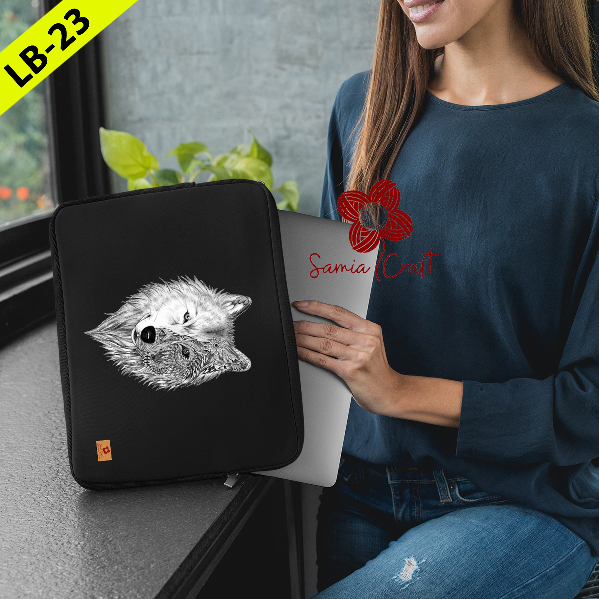 Picture of SamiaCraft Lightweight Mac Laptop Pouch and Case - Waterproof 16-Inch Notebook Cover Picture of SamiaCraft Lightweight Mac Laptop Pouch and Case - Waterproof 16-Inch Notebook Cover