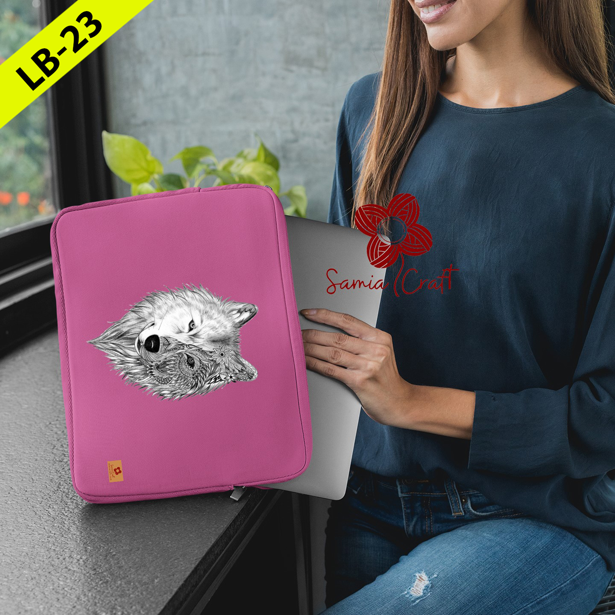 Picture of SamiaCraft Lightweight Mac Laptop Pouch and Case - Waterproof 16-Inch Notebook Cover Picture of SamiaCraft Lightweight Mac Laptop Pouch and Case - Waterproof 16-Inch Notebook Cover