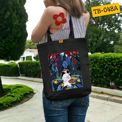 Picture of SamiaCrafts Stylish Canvas Bag With Zipper - Tote Bag With Zipper For School College University - Premium Women's Shoulder Hand Bag with Design Picture of SamiaCrafts Stylish Canvas Bag With Zipper - Tote Bag With Zipper For School College University - Premium Women's Shoulder Hand Bag with Design