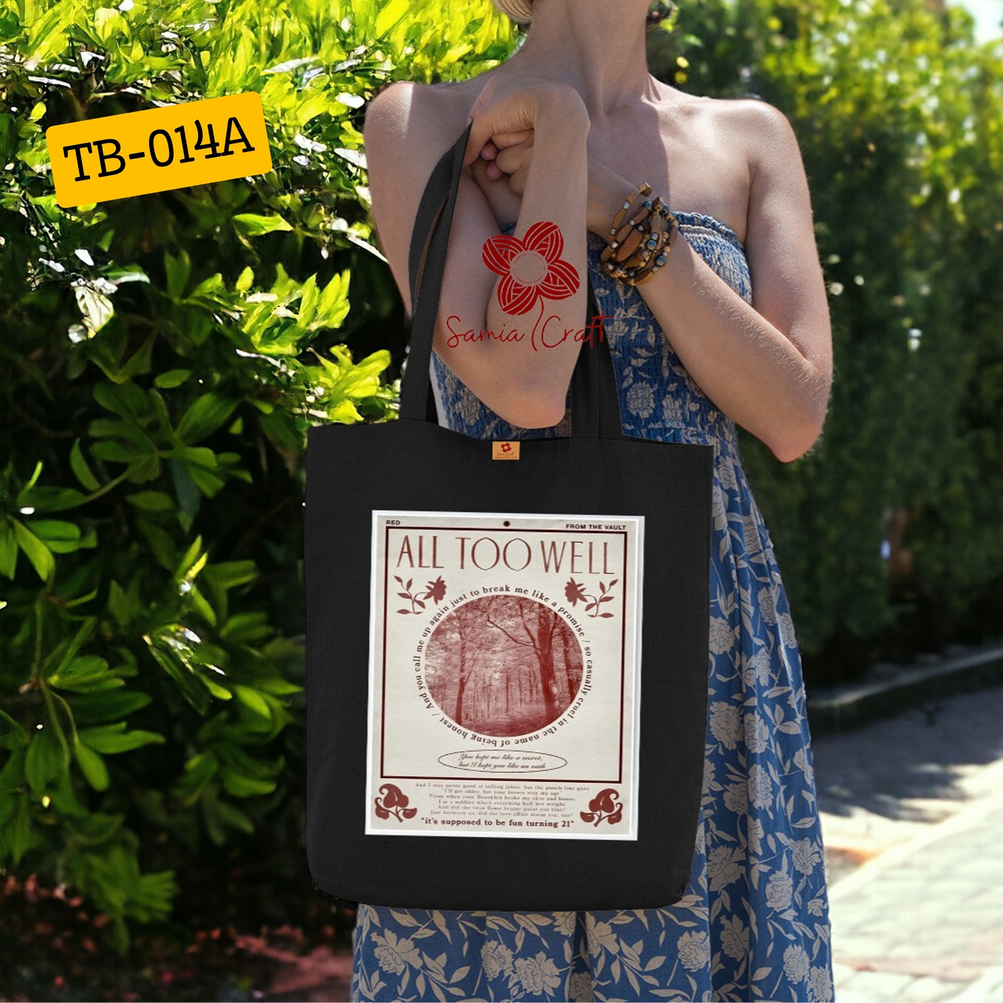 Picture of Samia Craft Balance of Style Superb Quality  Cotton Canvas Tote Bag With Zipper for School College University Students Modern Fashionable Woman Ladies Picture of Samia Craft Balance of Style Superb Quality  Cotton Canvas Tote Bag With Zipper for School College University Students Modern Fashionable Woman Ladies