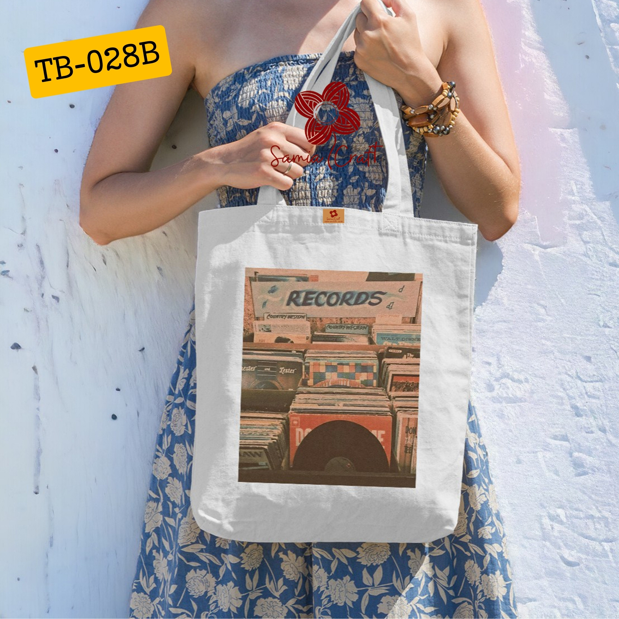 Picture of Samia Craft All-Day Canvas Zipper Tote Bag for Girls and Women – Perfect for College, School, Office & Gym Picture of Samia Craft All-Day Canvas Zipper Tote Bag for Girls and Women – Perfect for College, School, Office & Gym