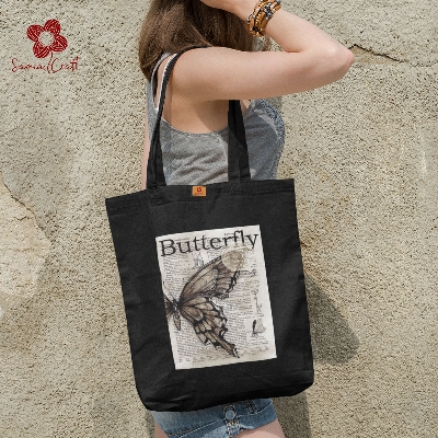 Picture of Samia Craft Oversized Canvas Tote Bag with Zipper for Women – Ideal for College, University, Travel & Work Picture of Samia Craft Oversized Canvas Tote Bag with Zipper for Women – Ideal for College, University, Travel & Work