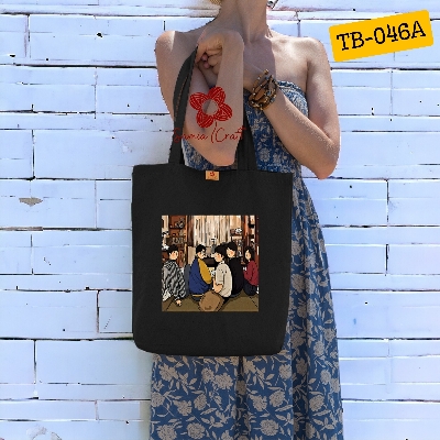 Picture of Samia Craft Durable Canvas Tote Bag for Girls with Zipper Closure – Perfect for College, University, & Travel Picture of Samia Craft Durable Canvas Tote Bag for Girls with Zipper Closure – Perfect for College, University, & Travel