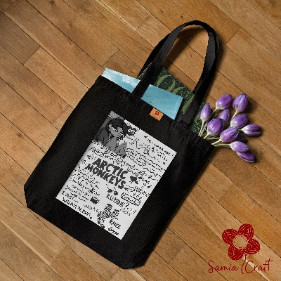 Picture of Samia Craft Modern Canvas Zipper Tote Bag for Women – Great for University, College, Gym, & School Needs Picture of Samia Craft Modern Canvas Zipper Tote Bag for Women – Great for University, College, Gym, & School Needs