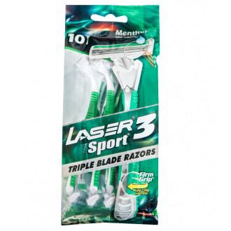 Picture of Laser Sport 3 Triple Blade Razors Mentho Used for male or female  -10 Piece