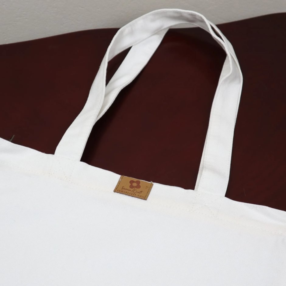 Picture of Stylish Canvas Tote Bag with Zipper Closure for Women – Great for College, School, Gym & More Picture of Stylish Canvas Tote Bag with Zipper Closure for Women – Great for College, School, Gym & More