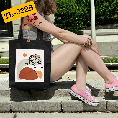 Picture of SamiaCrafts Beautiful Leaf Designed Cotton Canvas Tote Bag with Zipper for Women Hand Shoulder Everyday Daily Shopping Bag - School College University Students Picture of SamiaCrafts Beautiful Leaf Designed Cotton Canvas Tote Bag with Zipper for Women Hand Shoulder Everyday Daily Shopping Bag - School College University Students