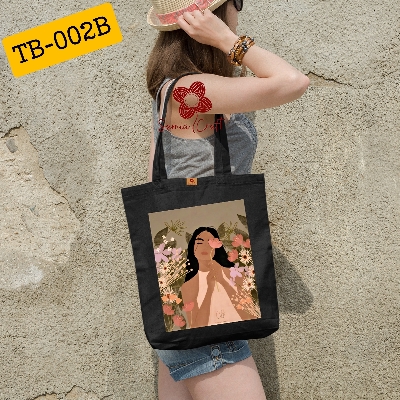 Picture of Samia Craft Canvas Zipper Tote Bag for Women – Ideal for Gym, Work, School, and Daily Essentials Picture of Samia Craft Canvas Zipper Tote Bag for Women – Ideal for Gym, Work, School, and Daily Essentials