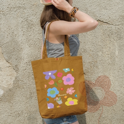 Picture of Stylish Collage Canvas Zipper Tote Bag for Girls and Women – Perfect for University, Work, & Gym Picture of Stylish Collage Canvas Zipper Tote Bag for Girls and Women – Perfect for University, Work, & Gym