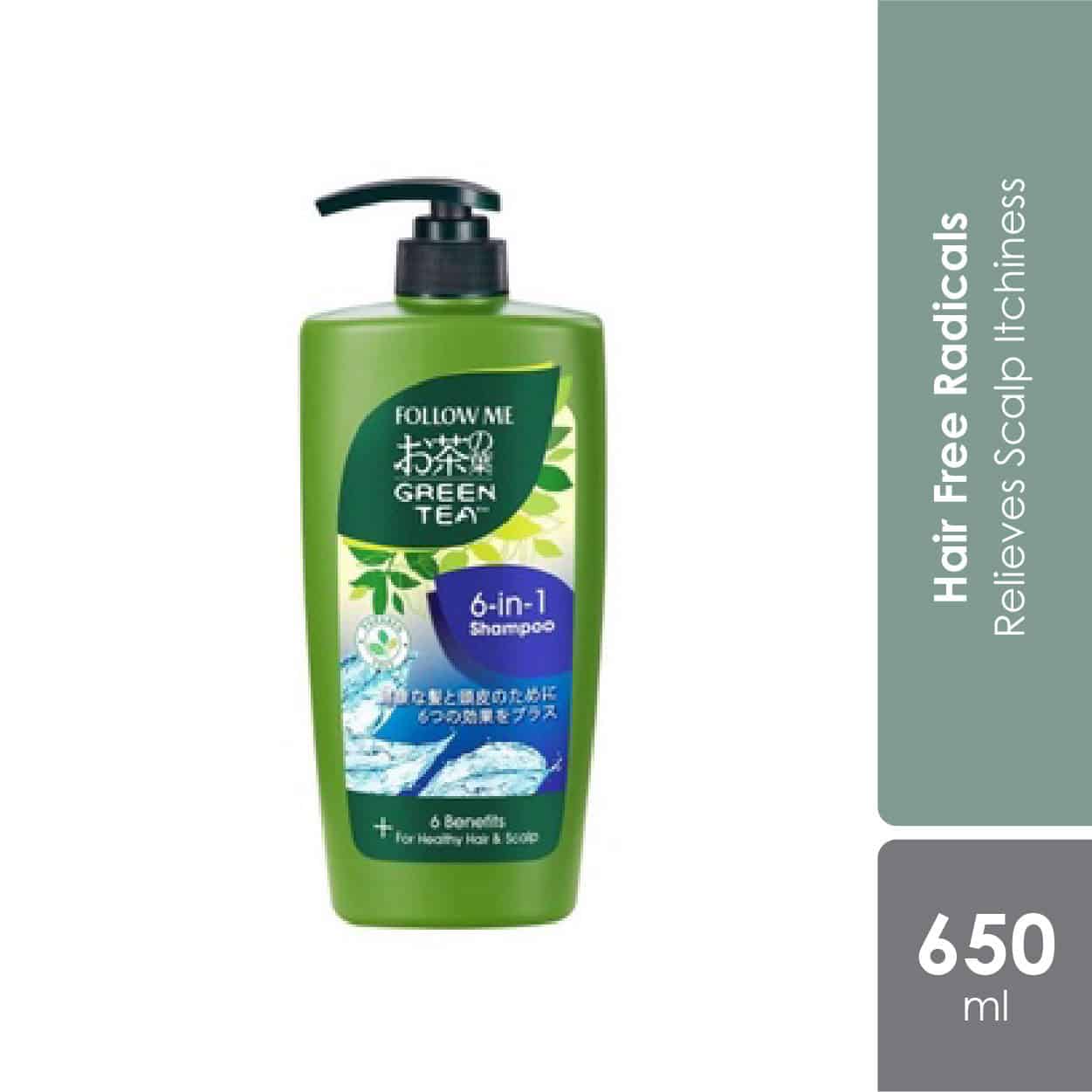 Picture of International Malisiyan Product Follow Me Green Tea 6-in-1 Shampoo (650ml)
