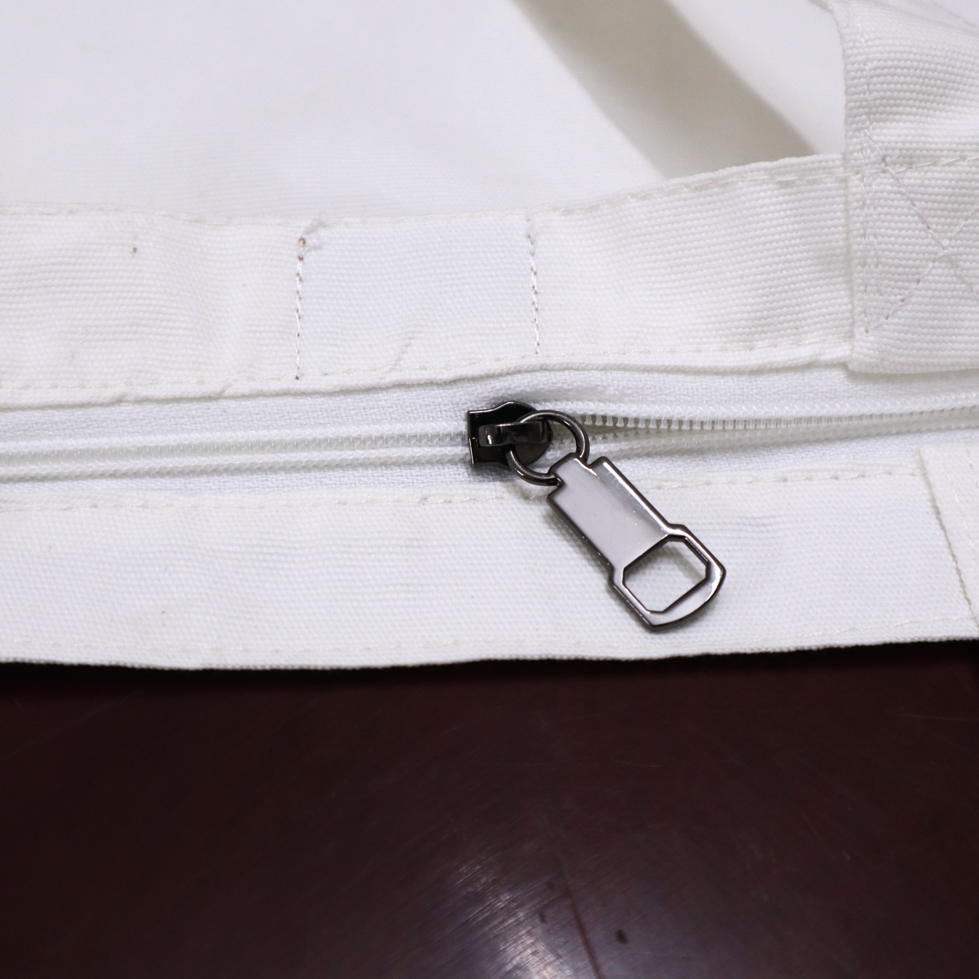 Picture of Large Canvas Tote Bag with Zipper – Perfect for College, Travel, and Work for Women and Girls Picture of Large Canvas Tote Bag with Zipper – Perfect for College, Travel, and Work for Women and Girls