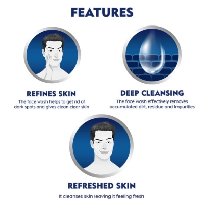 Picture of Nivea Men Hydramax Multi-Protect Deep Cleansing Foam Size: 100gm