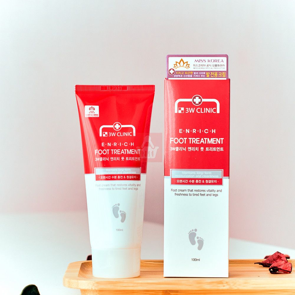 Picture of 3W Clinic Enrich Foot Treatment Cream - 100ml