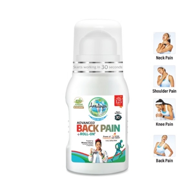Picture of Amrutanjan Advanced Back Pain + Roll-On 50 ml