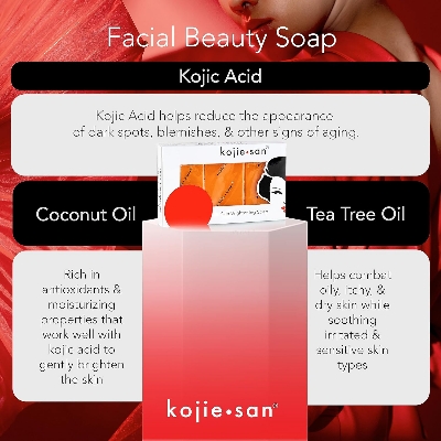 Picture of Kojie San Facial Beauty Soap 65g *3