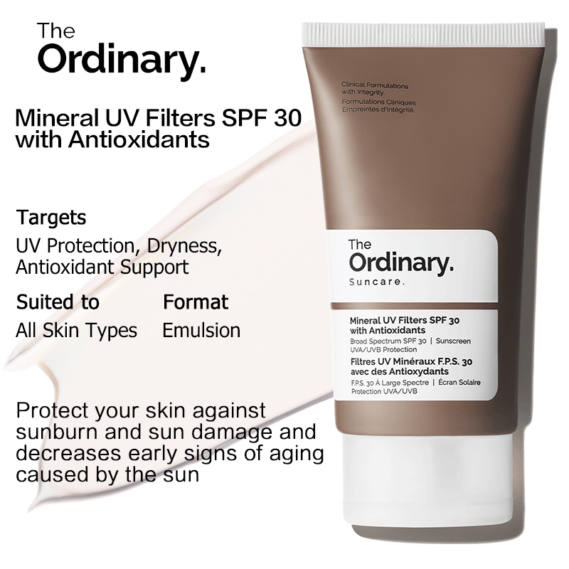 Picture of International Canada Product The Ordinary Sun Care Mineral Uv Filters Spf 30 With Antioxidants 50ml