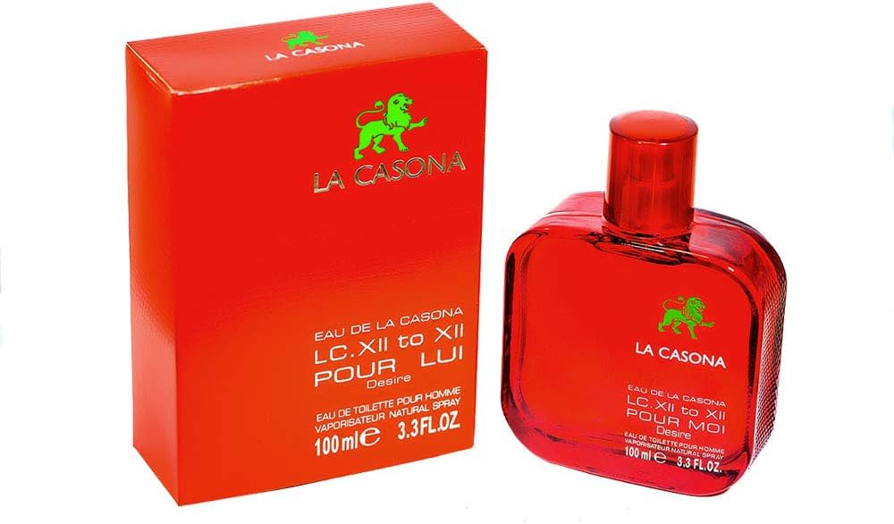 Picture of La Casona Eau de Toilette Pour Homme  Perfume for Men Woman Red 100ml
