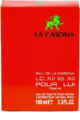 Picture of La Casona Eau de Toilette Pour Homme  Perfume for Men Woman Red 100ml