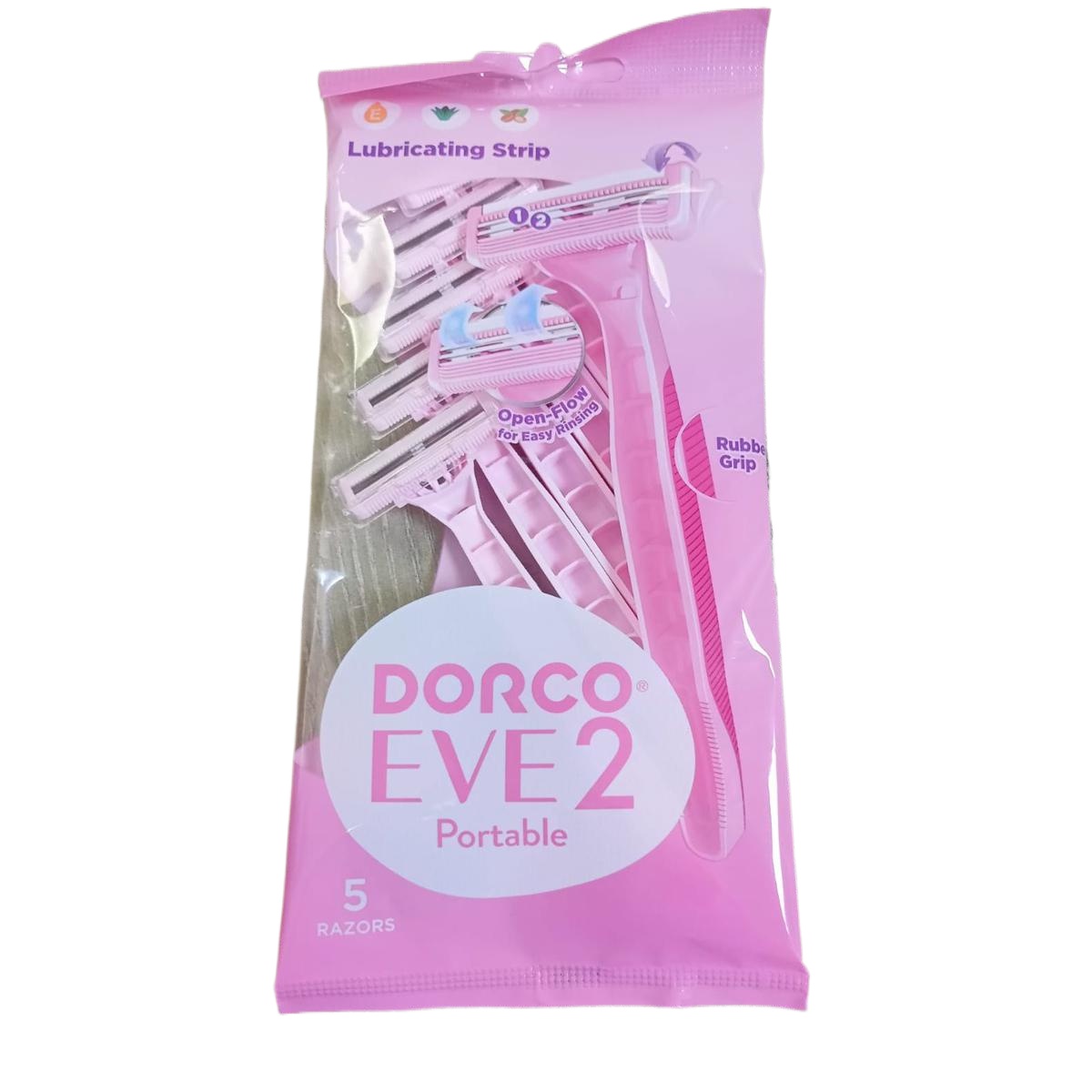 Picture of Dorco EVE 2 Portable Women Razors ( Pack of 5 )
