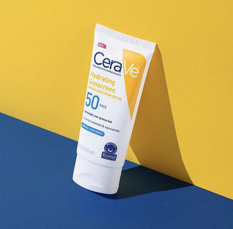 Picture of International USA Product Cerave Hydrating Mineral Sunscreen SPF 50 Face for Sensitive Skin 75ml