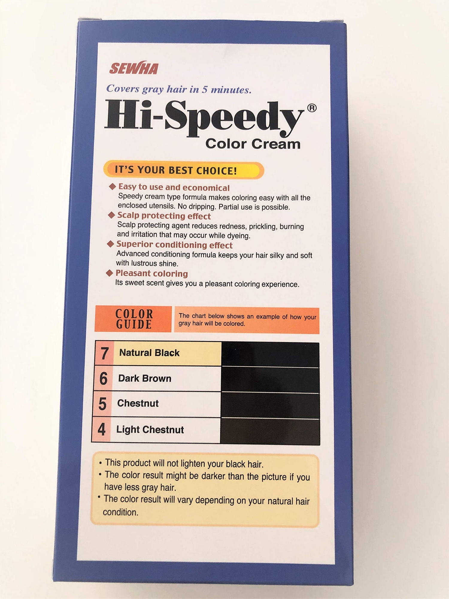 Picture of International Korean Product Hi Speedy Hair Color Cream - 40g