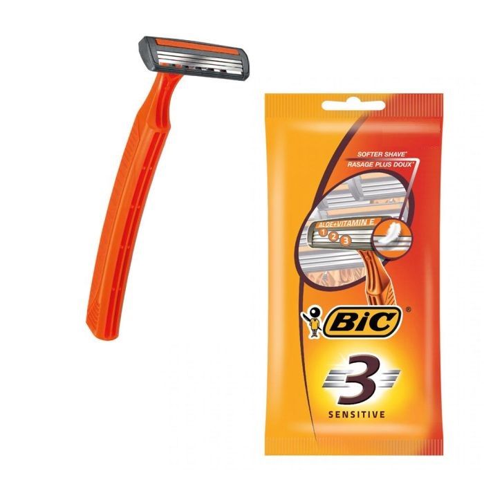 Picture of Bic 3 Sensitive Razors with Blade - Pack of 4