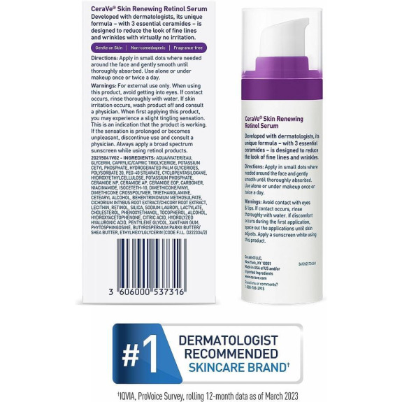 Picture of International USA Product CeraVe Skin Renewing Retinol Day Cream with SPF 50g