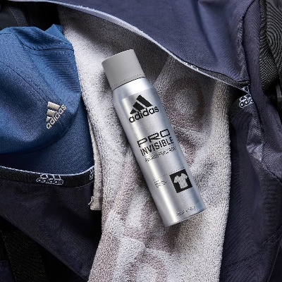 Picture of adidas Pro Invisible Antiperspirant Deodorant Spray for Him, 48 Hours Dry Protection and Long-Lasting Freshness, 150 ml